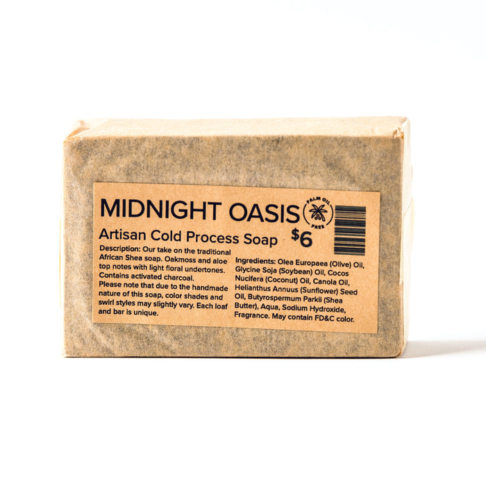 Midnight Oasis - Cold Process Palm Free Soap