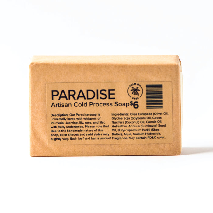 Paradise - Cold Process Palm Free Soap