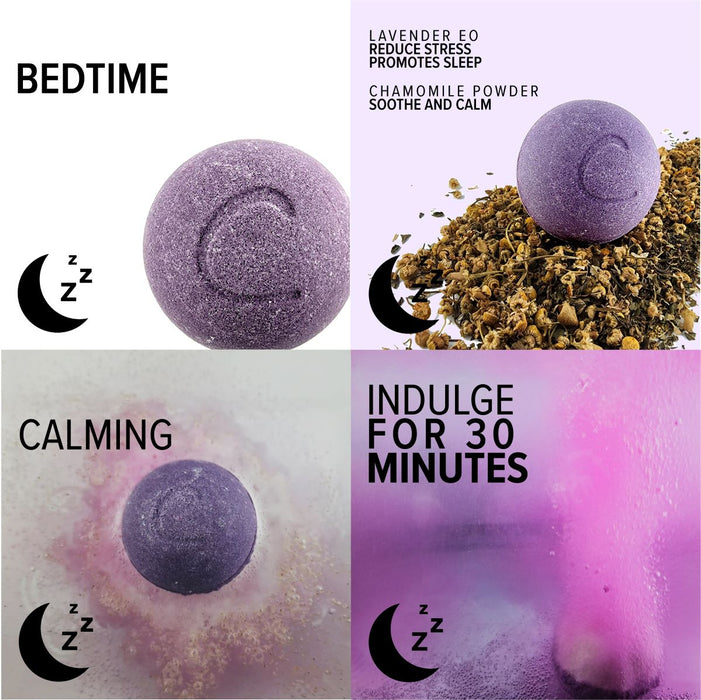 Dreamland Therapy Bomb 6-Pack (Bath Bombs for Amazing Night’s Rest)