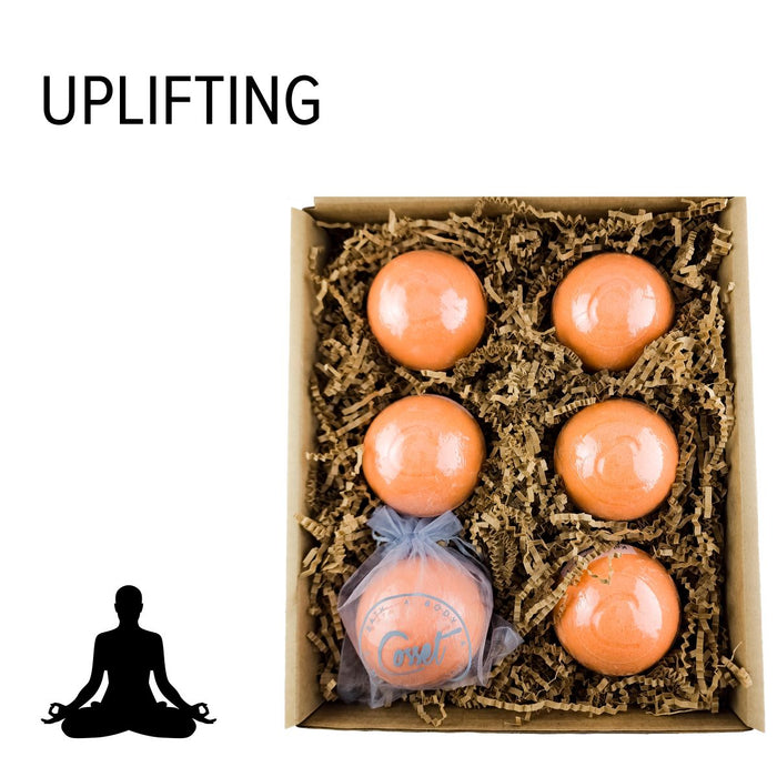 Kalahari Melon Therapy Bomb 6-Pack (Uplifting Bubble Bath Bombs)