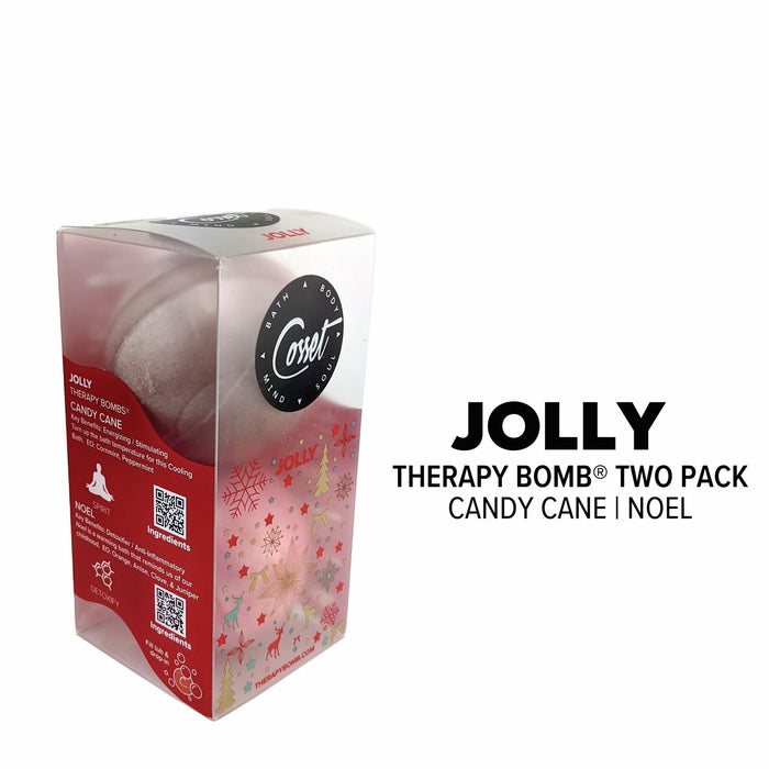 Jolly Therapy Bomb Two Pack (Winter Seasonal Bath Bombs)