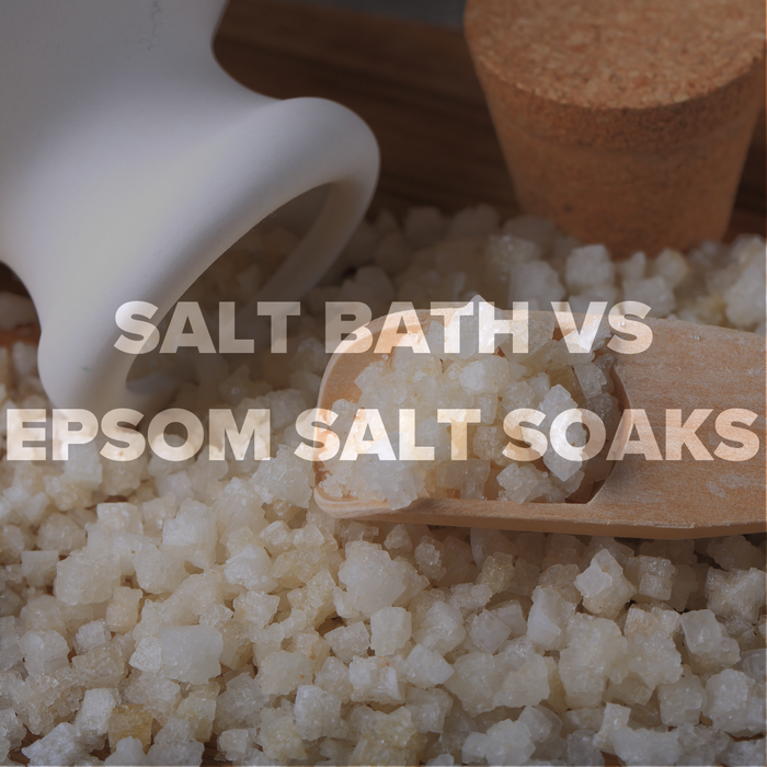 Salt Bath Soaks vs Epsom Salt Soaks