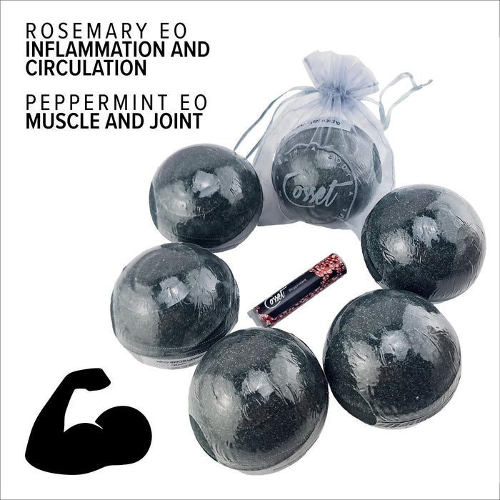 Apocalypse Therapy Bomb 6-Pack (Muscle Recovery Bath Bombs)