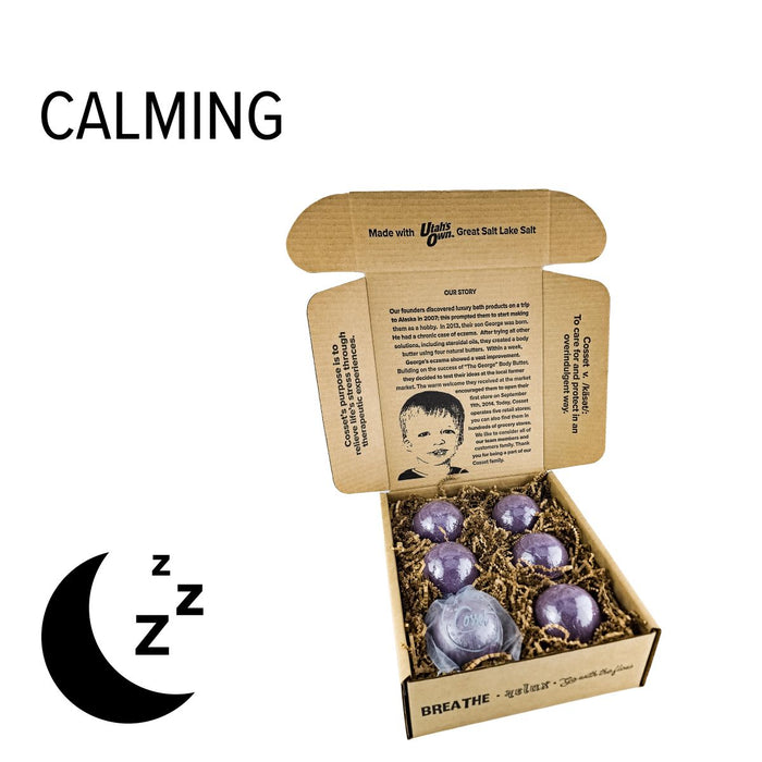 Bedtime Therapy Bomb 6-Pack (Sleep Inducing Bath Bombs)