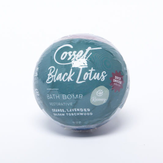 Black Lotus Therapy Bath Bomb (Restorative - Bubble)