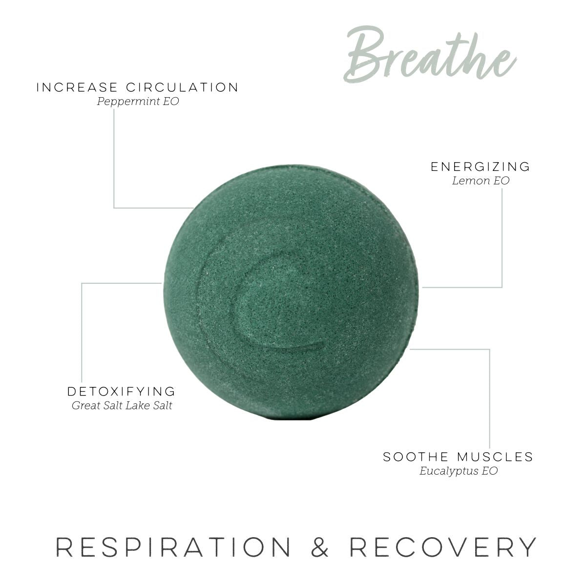 Breathe Therapy Bath Bomb (Cooling Botanical)