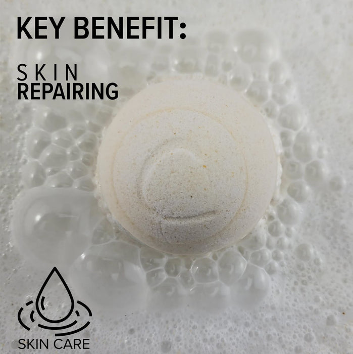 Cleopatra Therapy Bomb 6-Pack (Soothing Oatmeal, Milk & Honey Bath Bombs)