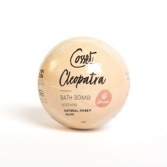 Cleopatra Therapy Bath Bomb (Soothing Oatmeal, Milk & Honey)