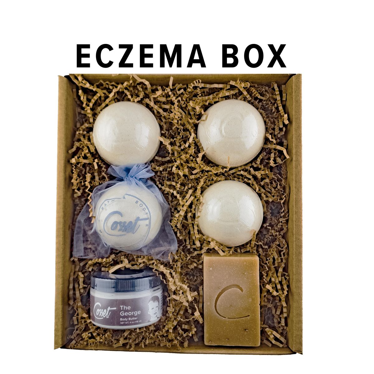 Eczema Box Soap, Lotion & Bath Bombs Skin Nourishment Cosset