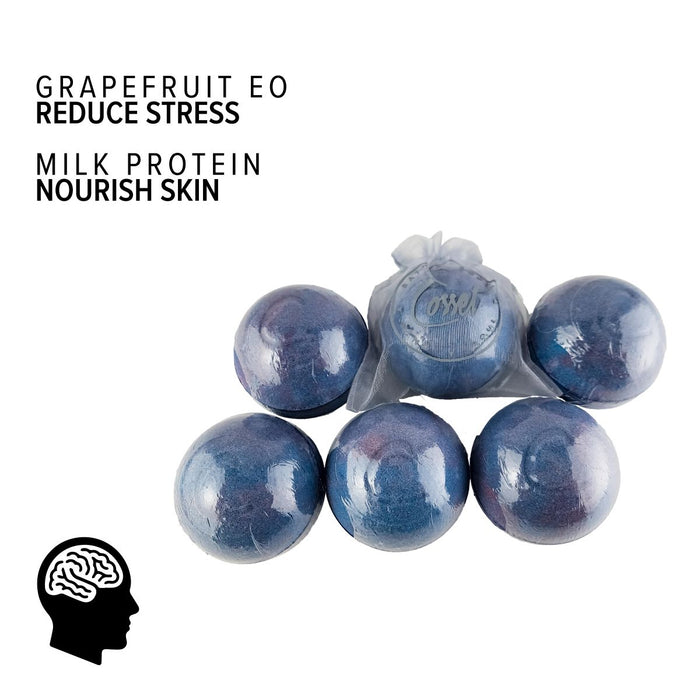 Moody Blues Therapy Bomb 6-Pack (Mood Ring Milk Bath Bombs)