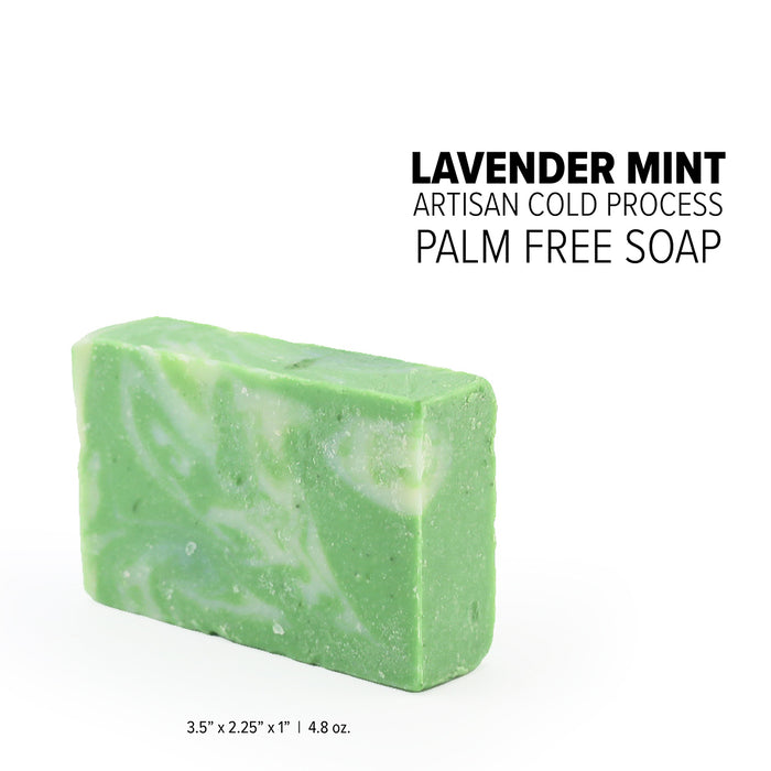 Lavender Mint - Cold Process Palm Free Soap